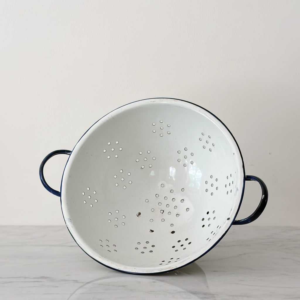 Vintage Enamel Colander