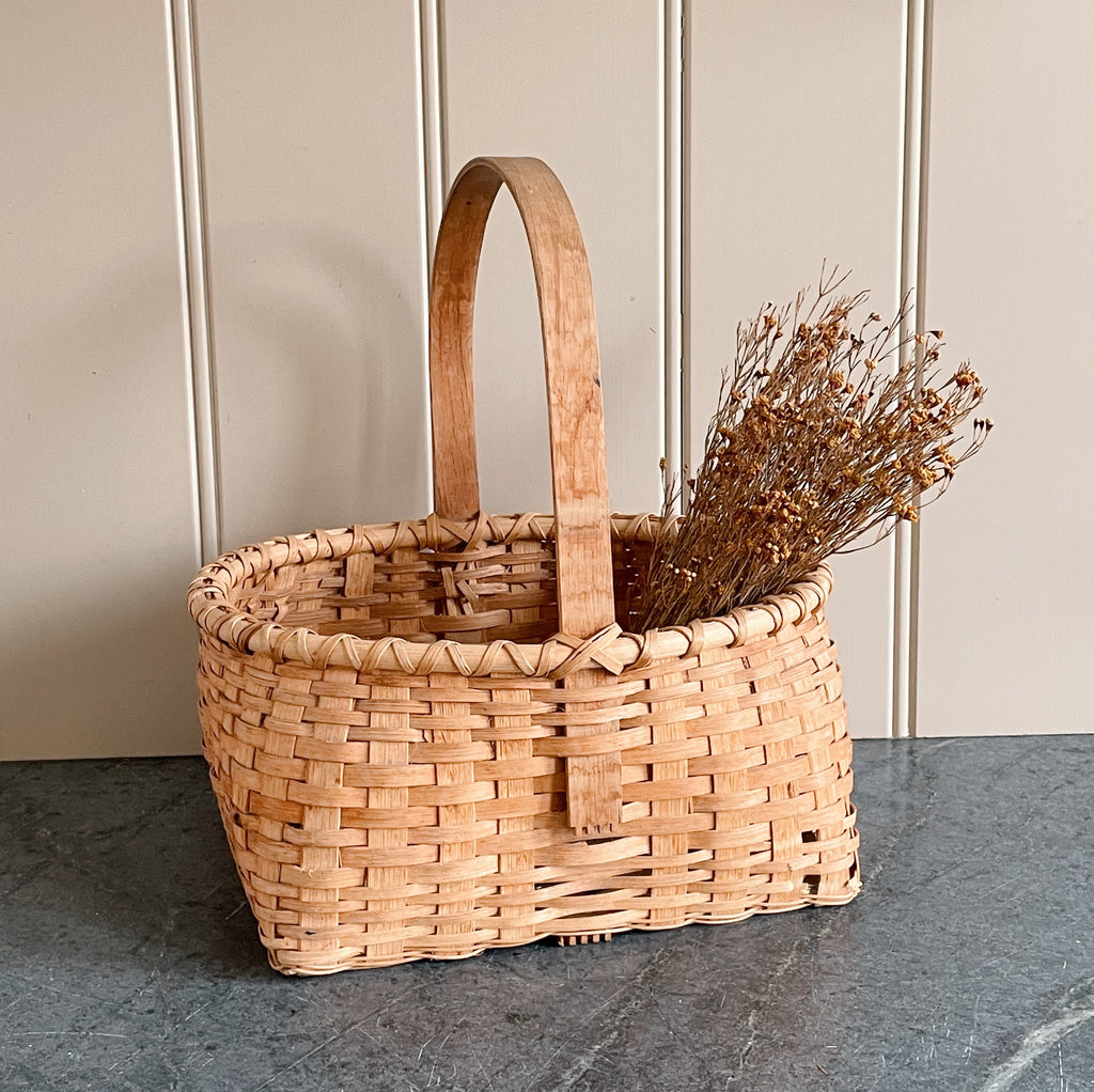 Oval Rim Handwoven Basket