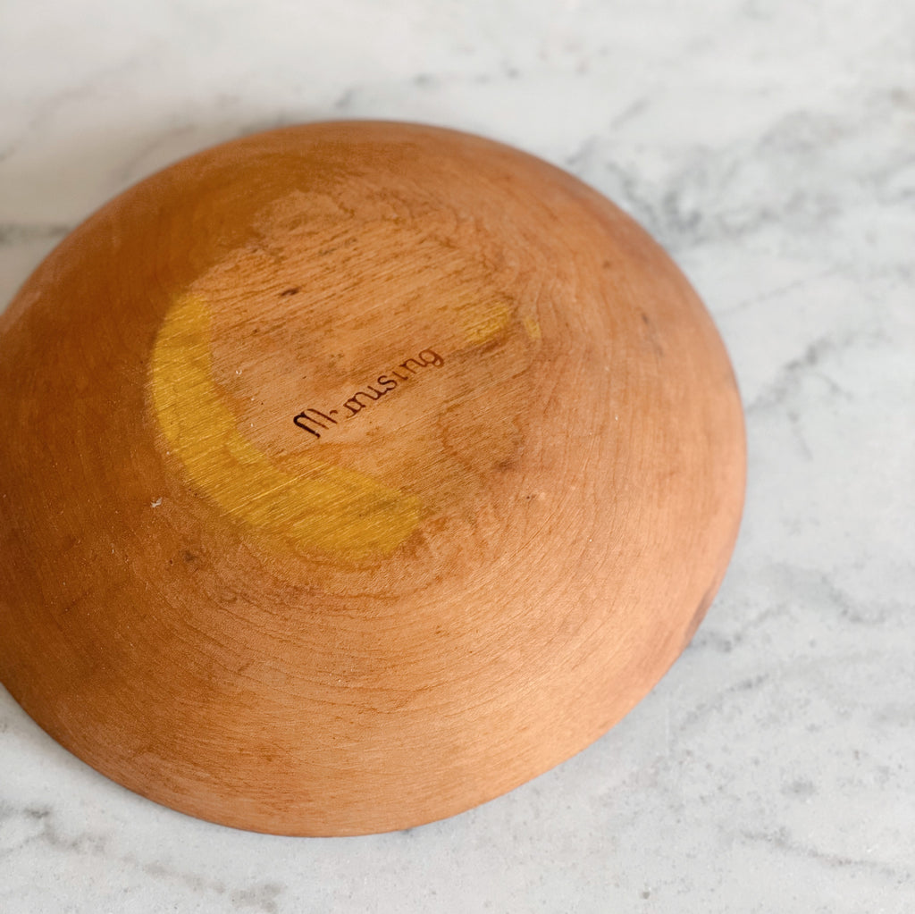 Munising Hand Carved Wooden Bowls