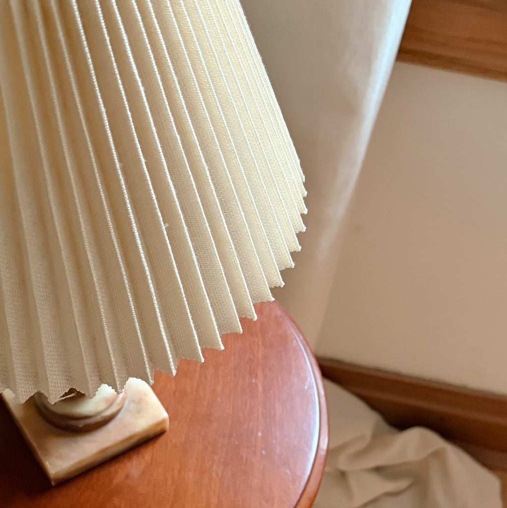 Vintage Alabaster Table Lamp