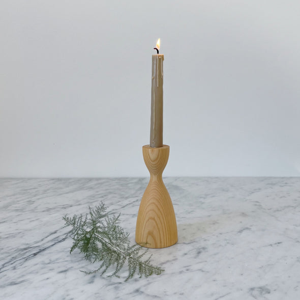 Minimalist Wooden Taper Candle Holder