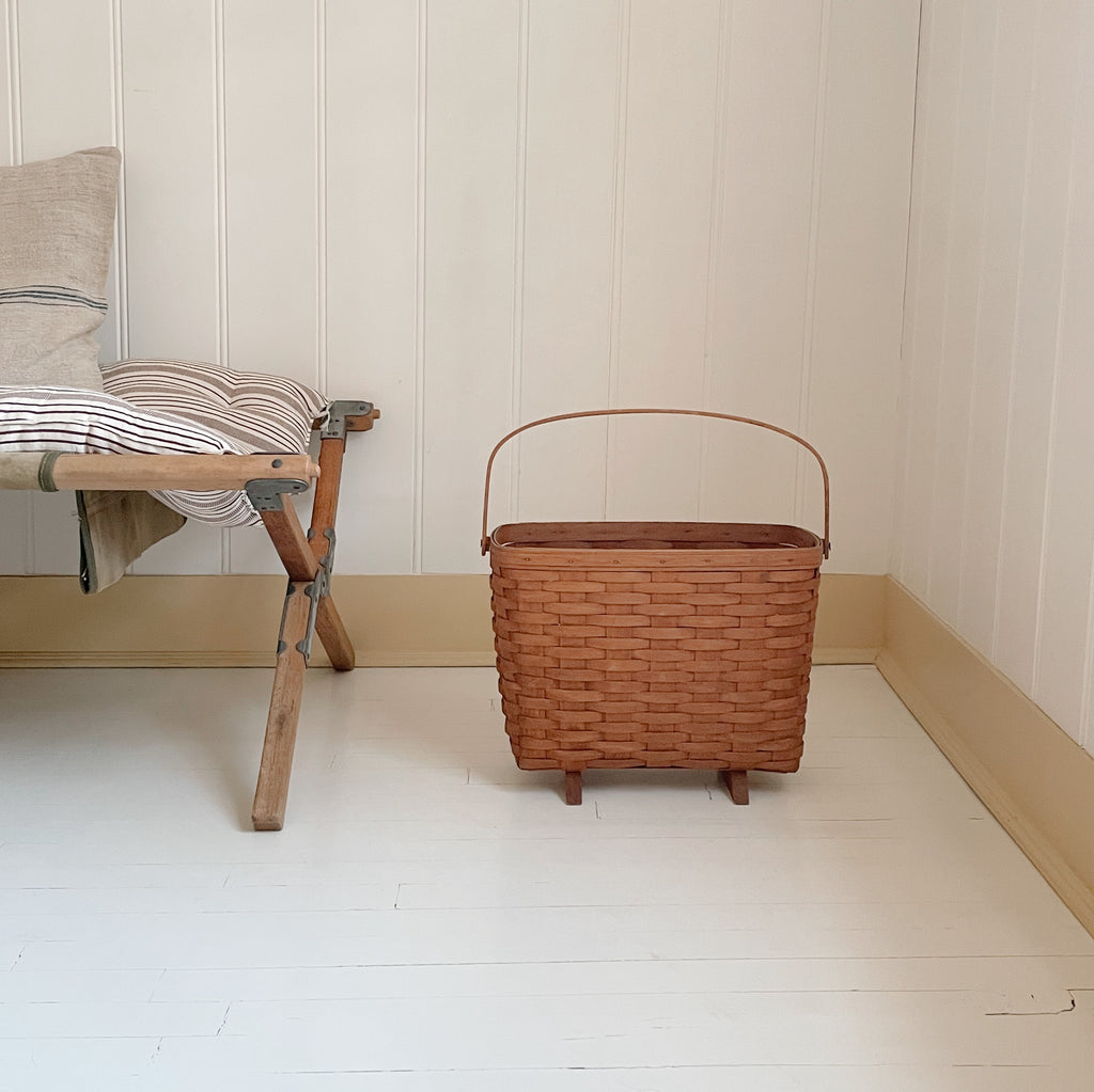 Handwoven Footed Longaberger Basket