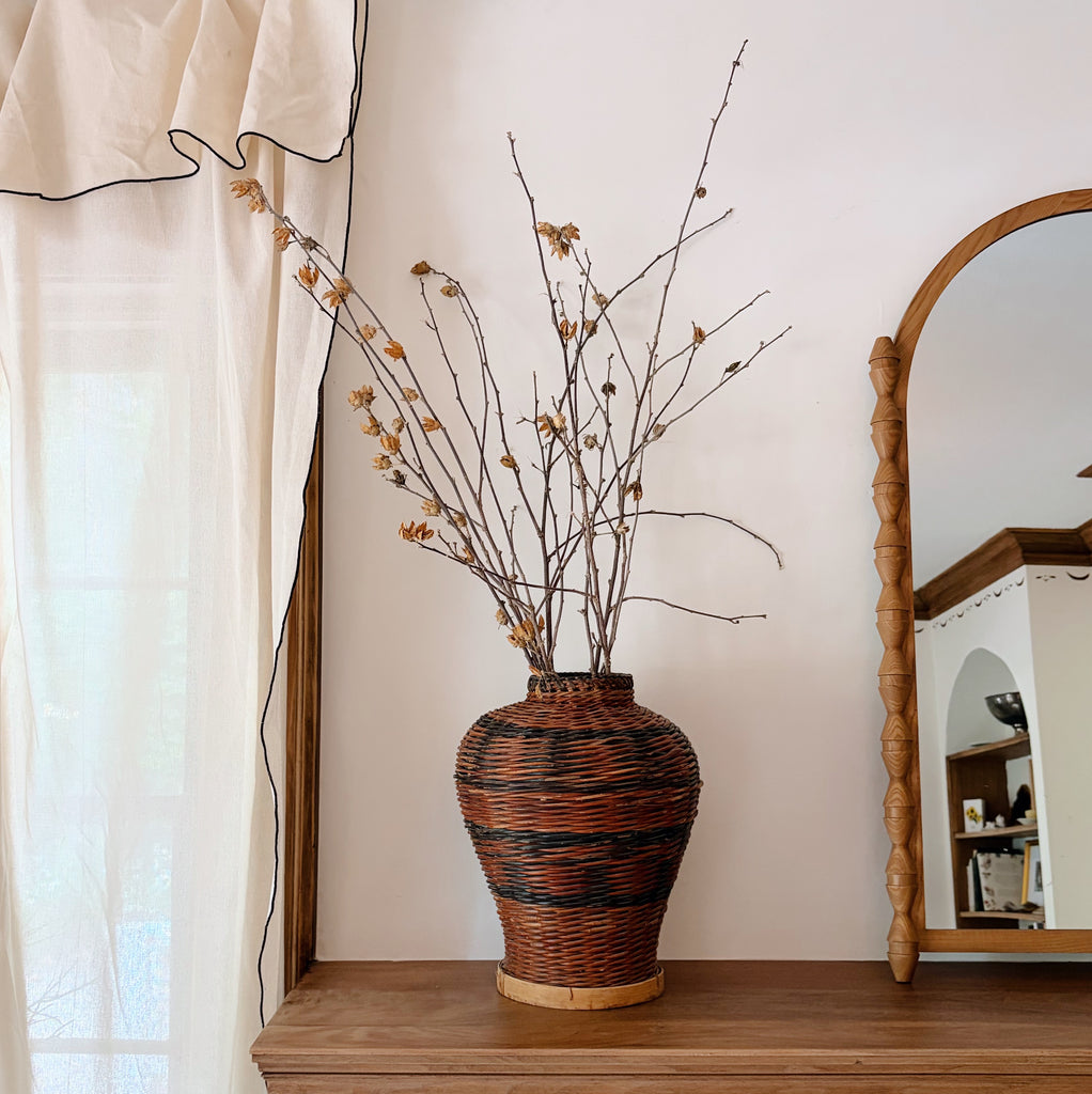 Woven Amphora Basket