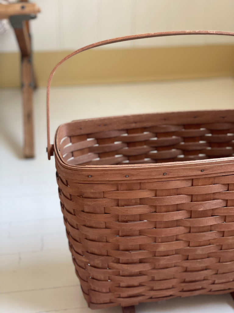 Handwoven Footed Longaberger Basket