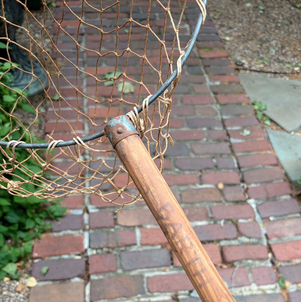 Long-Handled Vintage Fishing Net