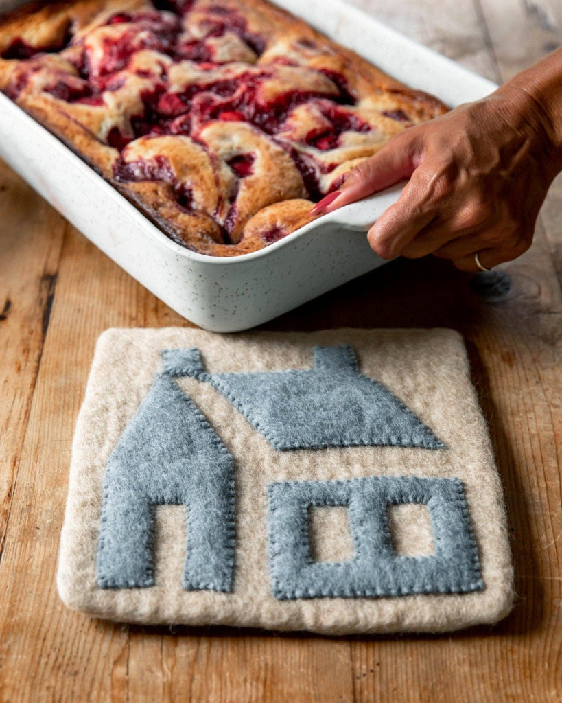 Quilted Wool Hot Pads