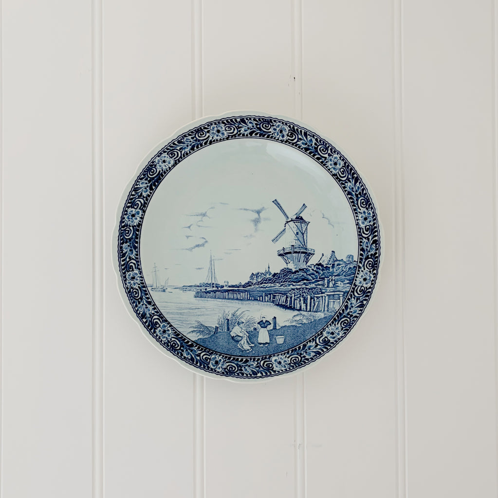 Grande Authentic Delft Ceramic Wall Platters