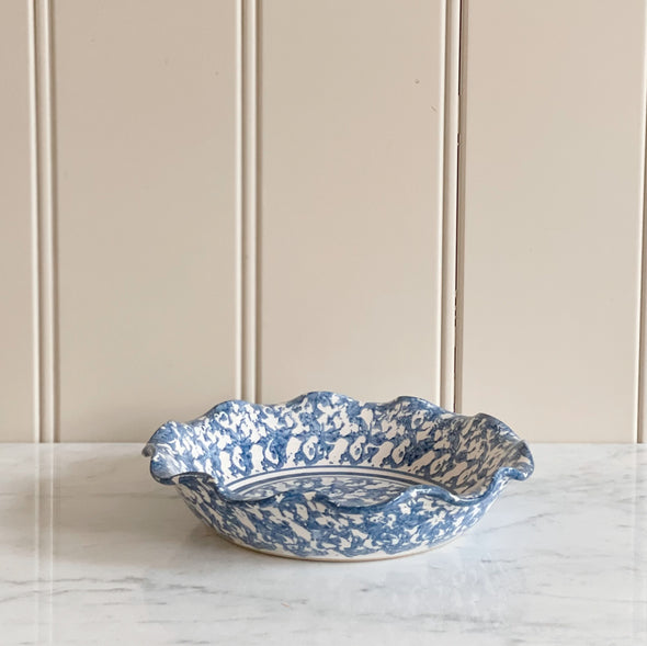 Connor Prairie Spongeware Pie Plate