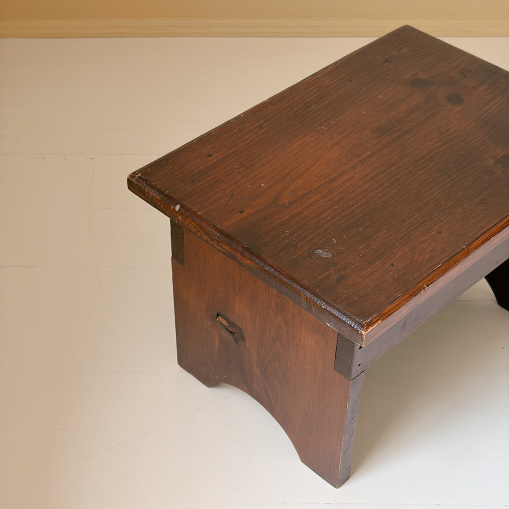 Handmade Primitive Wooden Stool