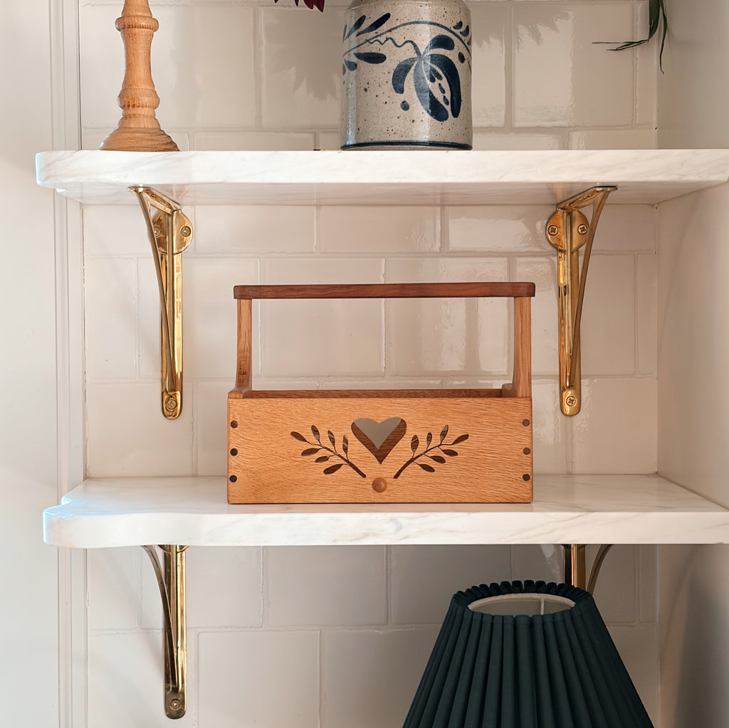 Handmade Wooden Tote Box