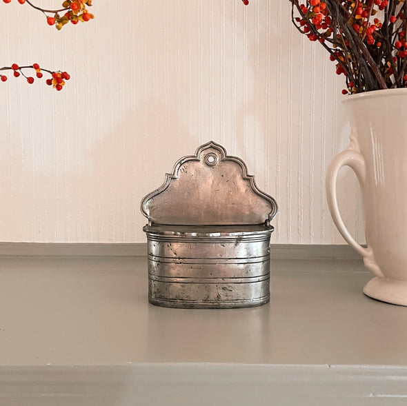 Pewter Wall Match Box