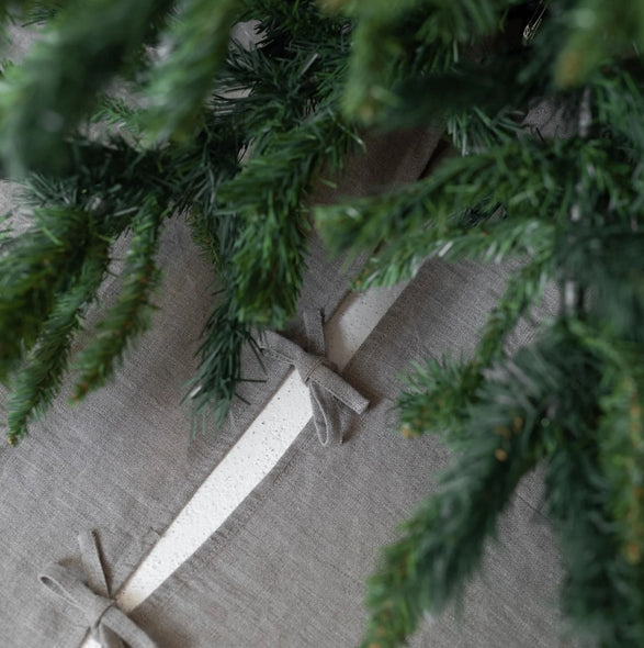 Natural Linen Tree Skirt