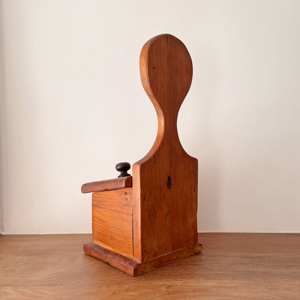 Vintage Folk Wooden Salt Box