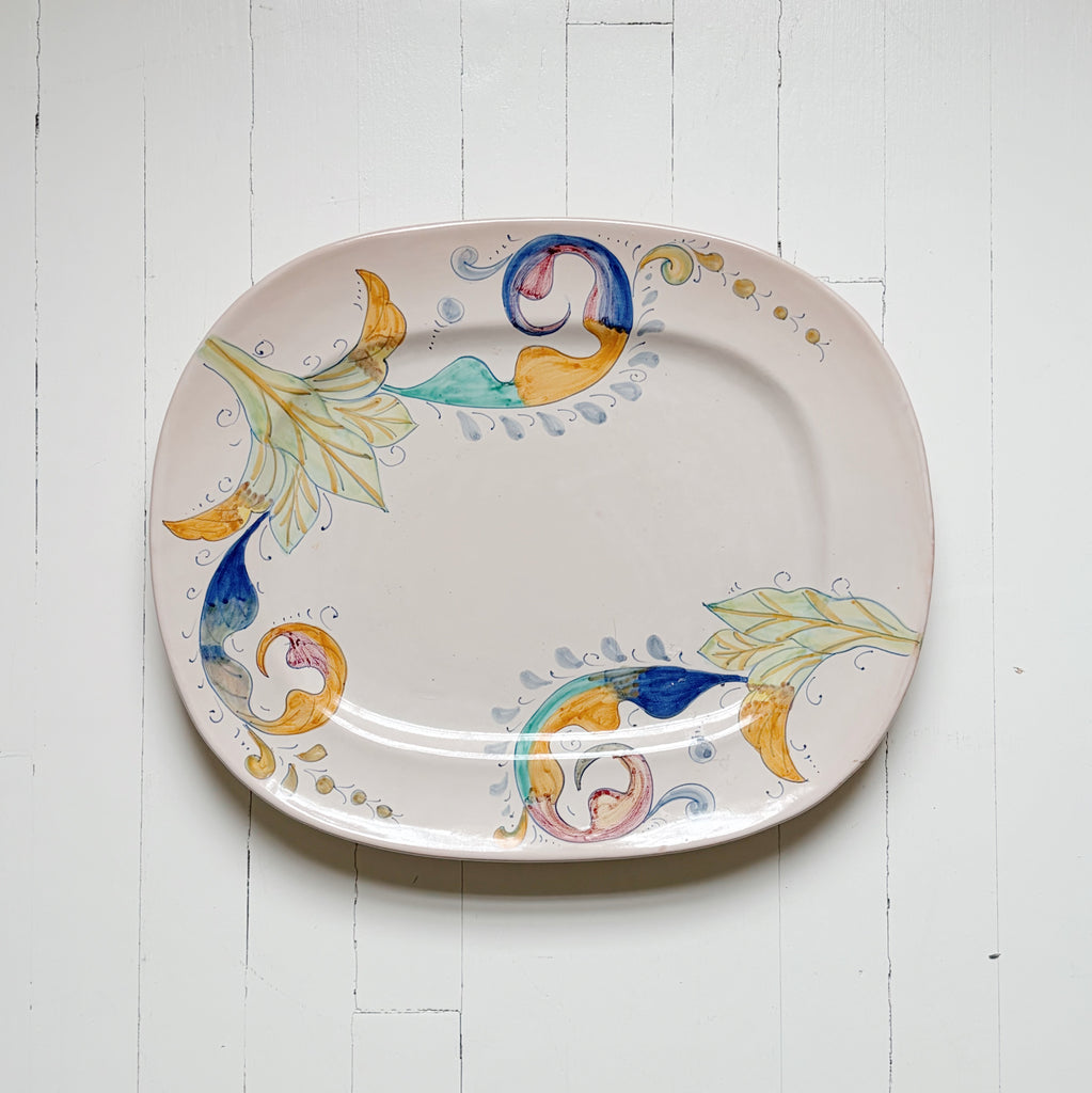 Hand-Painted Italian Serving Platter