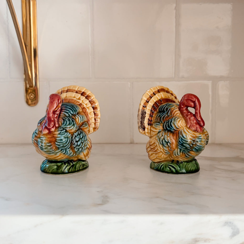 Lefton Turkey Salt & Pepper Shaker Set