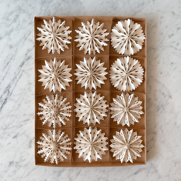 Paper Snowflake Ornament Set