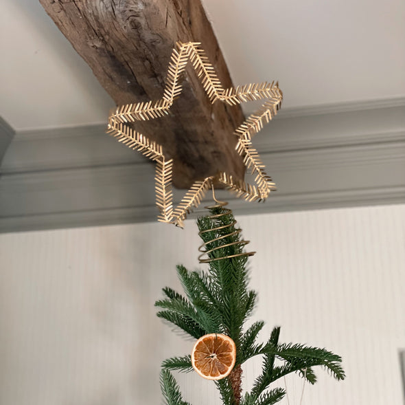 Brass Star Tree Topper