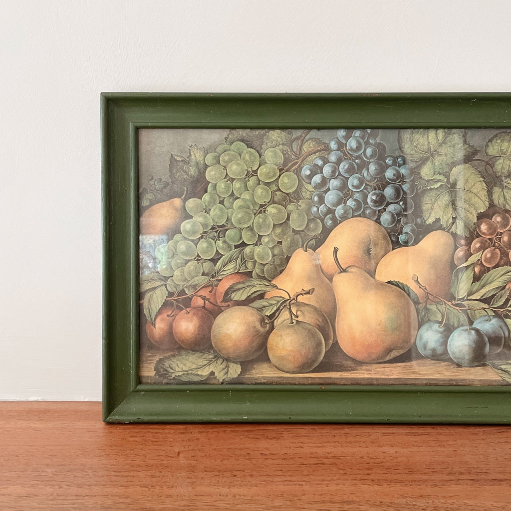 Framed “Golden Fruits of California” Print