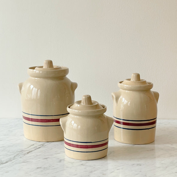 Colonial Stoneware Canisters