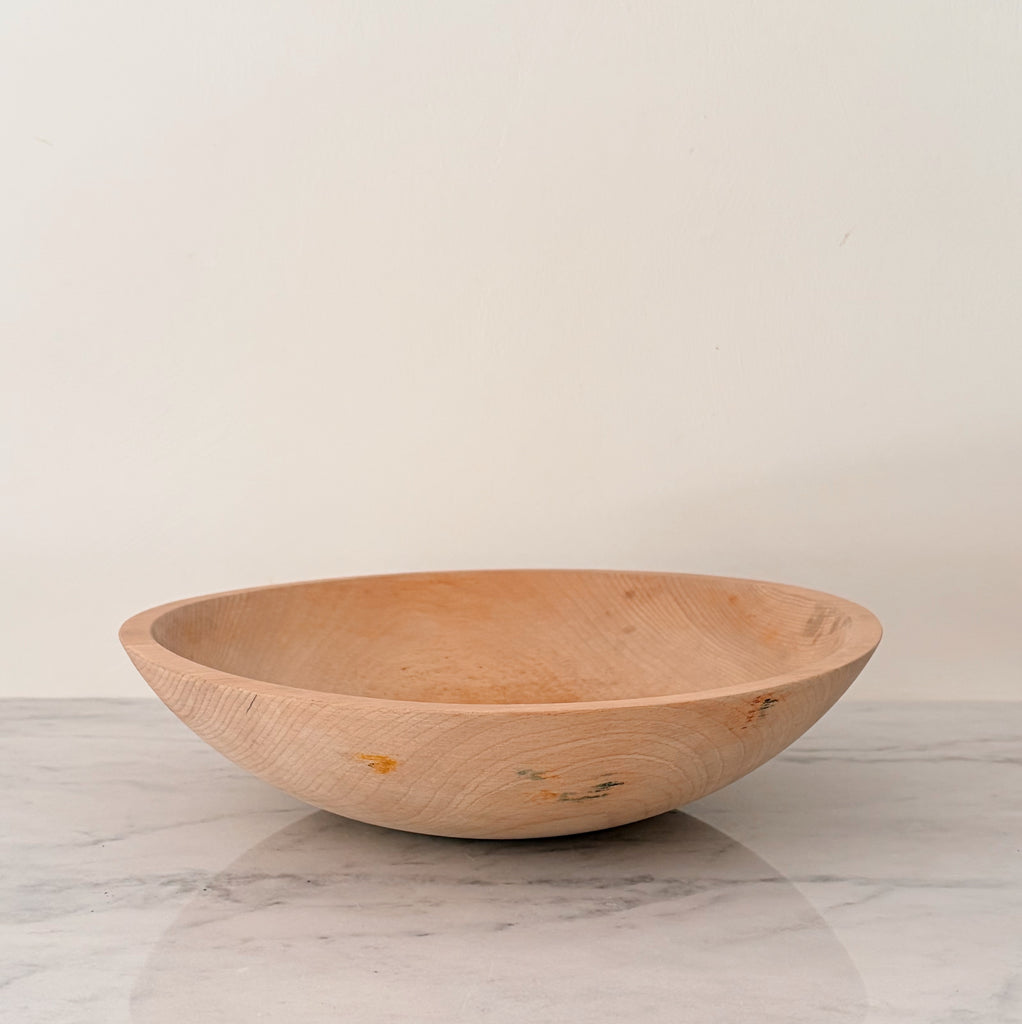 Vintage Hand-Turned Wooden Bowl
