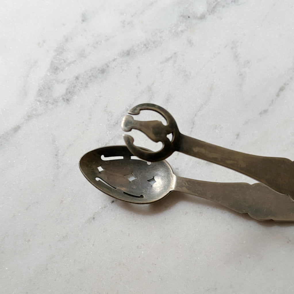 Vintage Silver-Plated Tongs