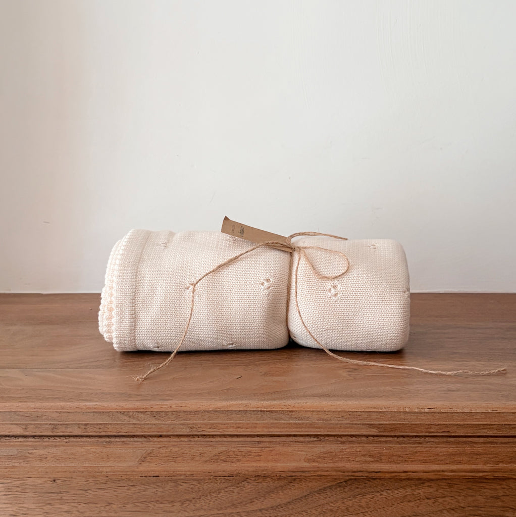 Organic Knit Baby Blanket