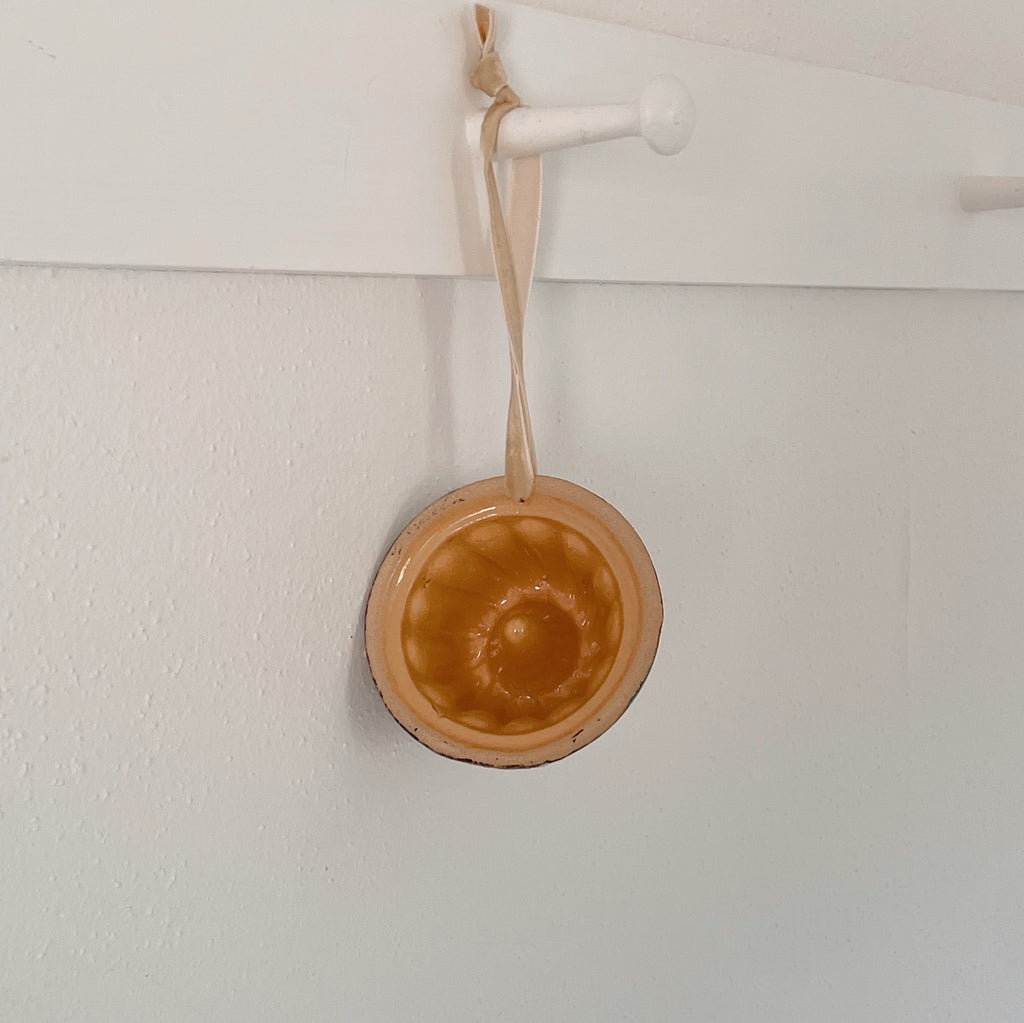 Ceramic Bundt Cake Ornament