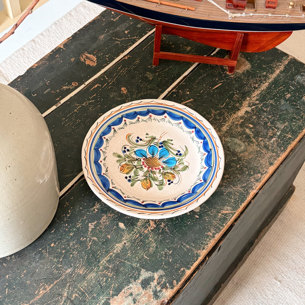 Spanish Folk Art Display Plate