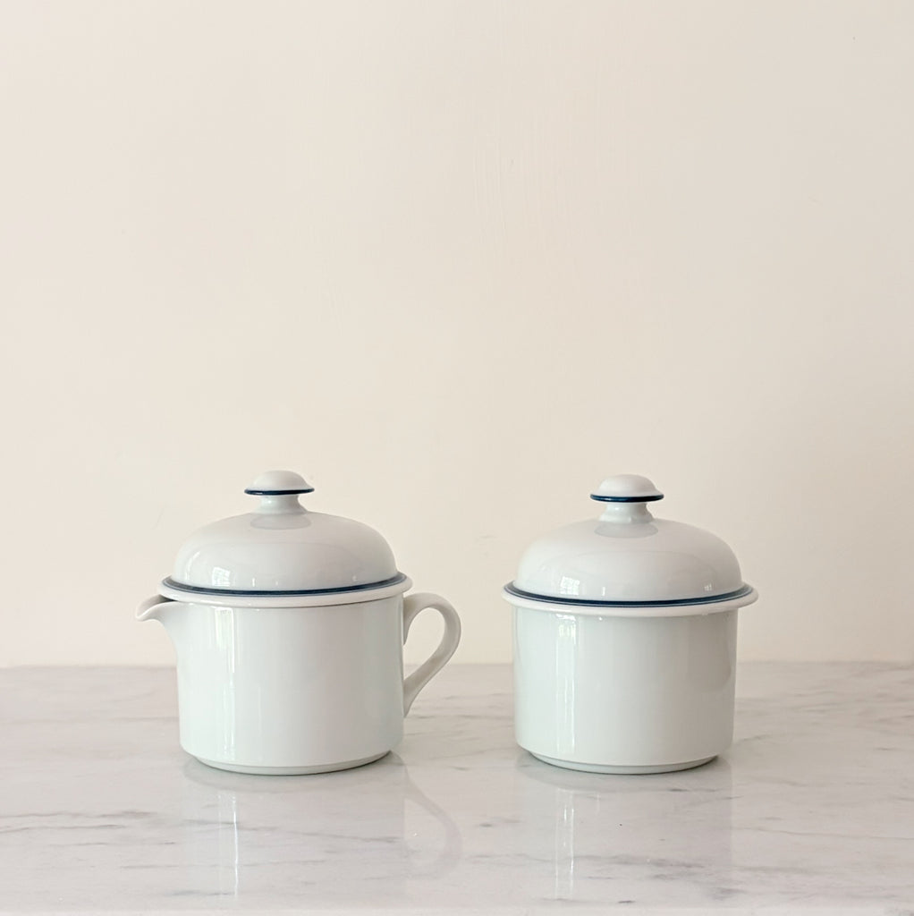 Dansk Creamer and Sugar Bowl Set