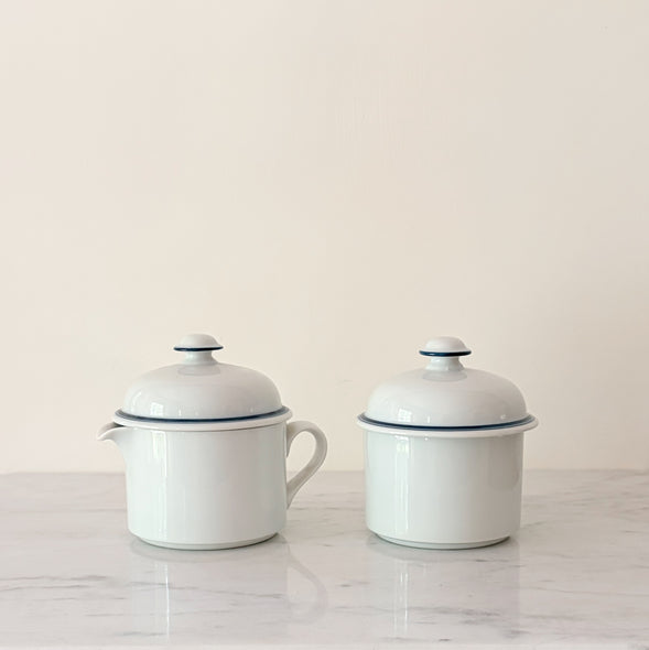 Dansk Creamer and Sugar Bowl Set