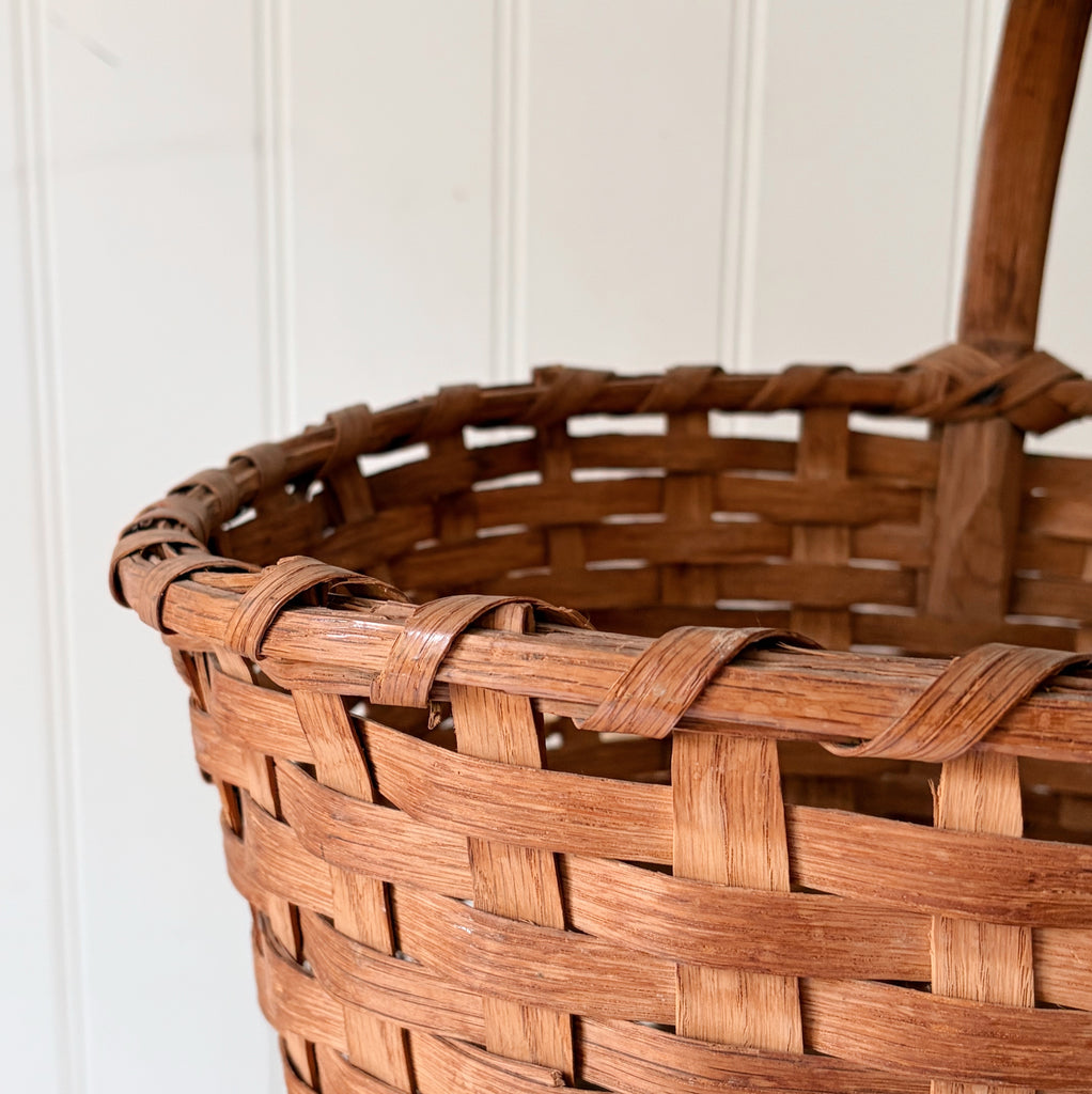 Vintage Handwoven Basket