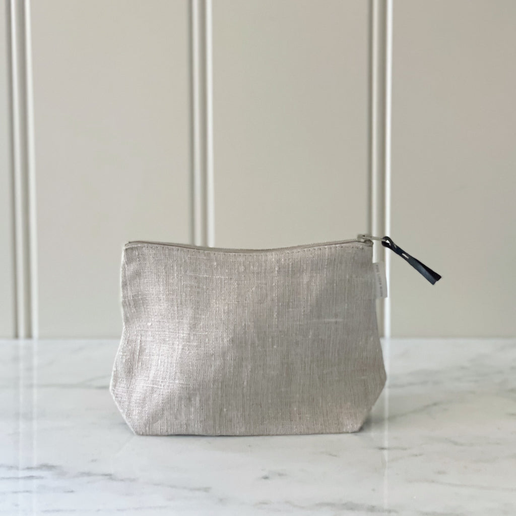 Linen Zip Pouch
