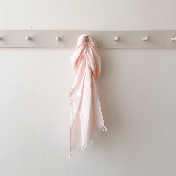 Linen Peach Scarf