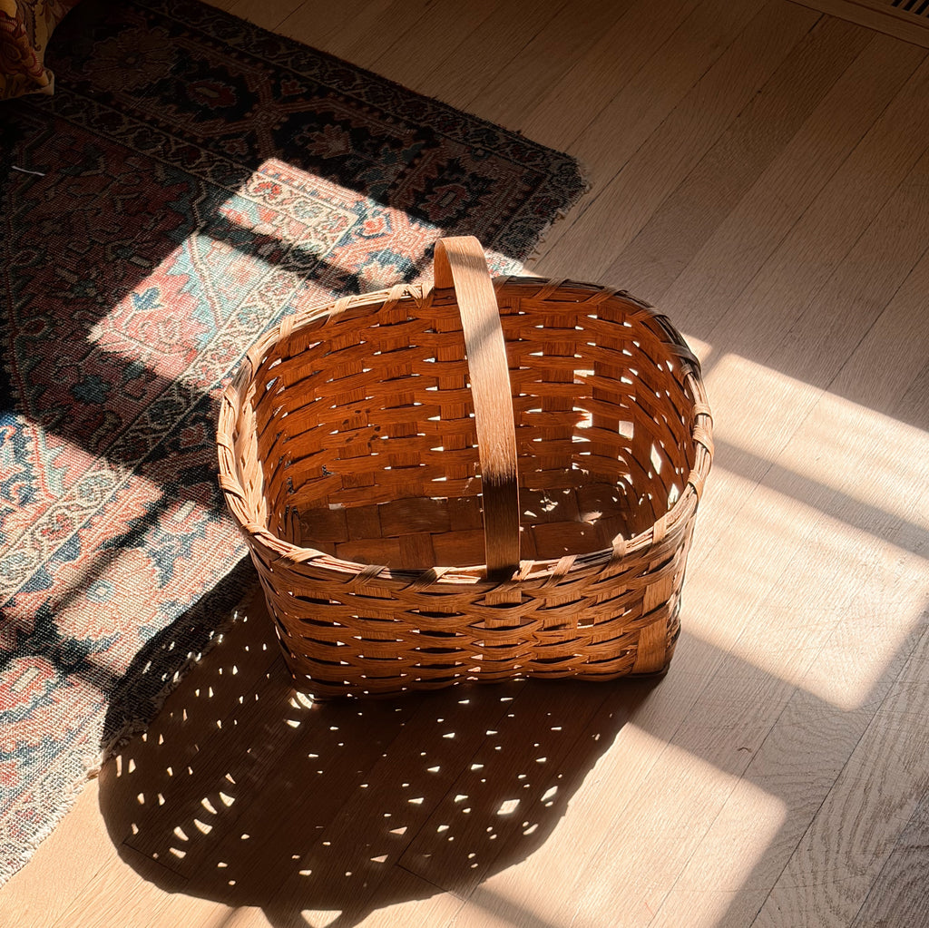 Handwoven Harvest Basket