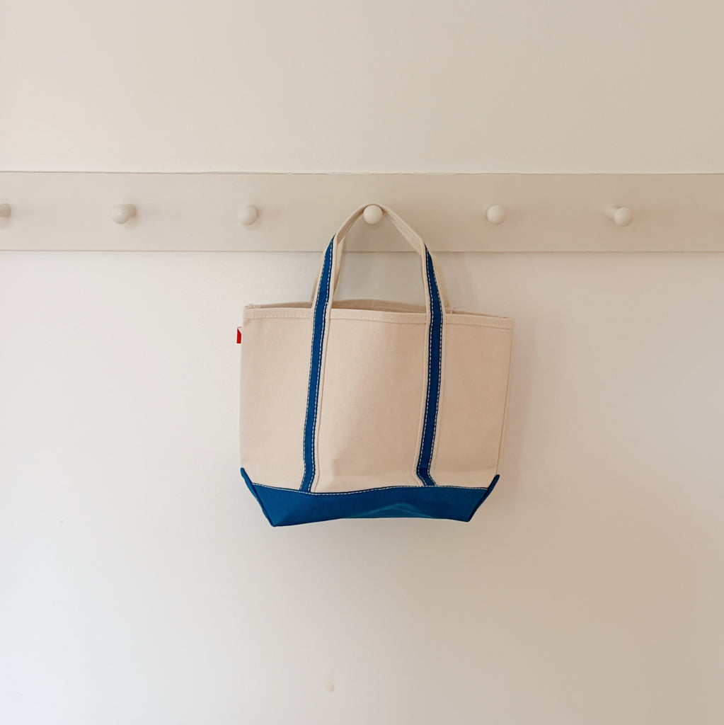 Mini Canvas Boat Tote