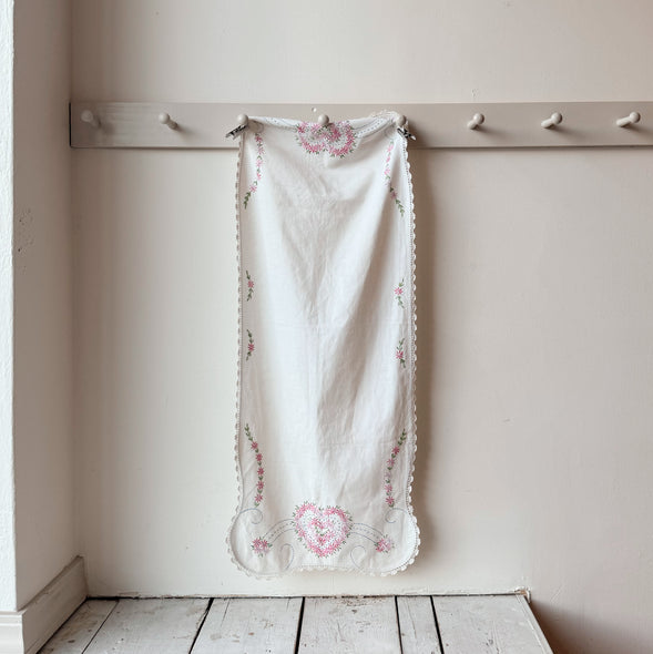 Hand-Embroidered Table Runner