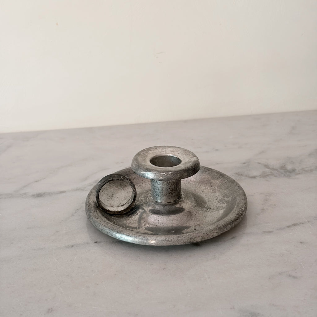 Vintage Woodbury Pewter Chamberstick