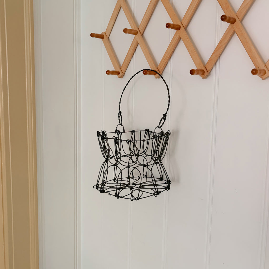 Vintage Wire Egg Basket