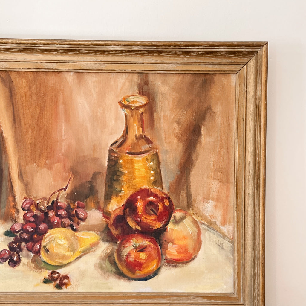 Framed Original Still Life Painting