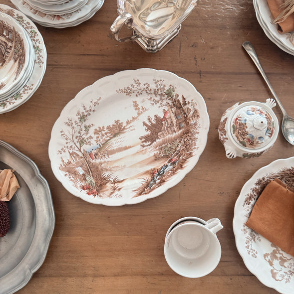 English Staffordshire Transferware
