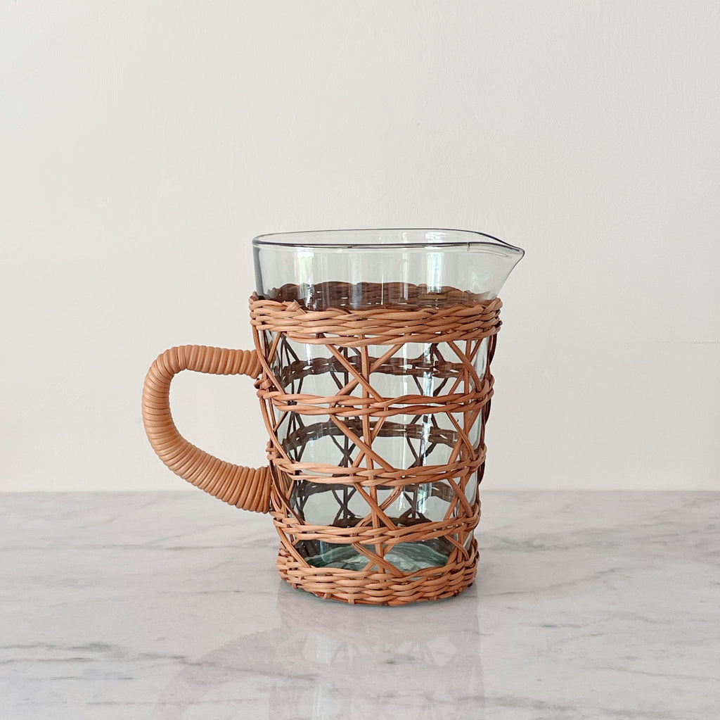 Rattan Caged Pitcher