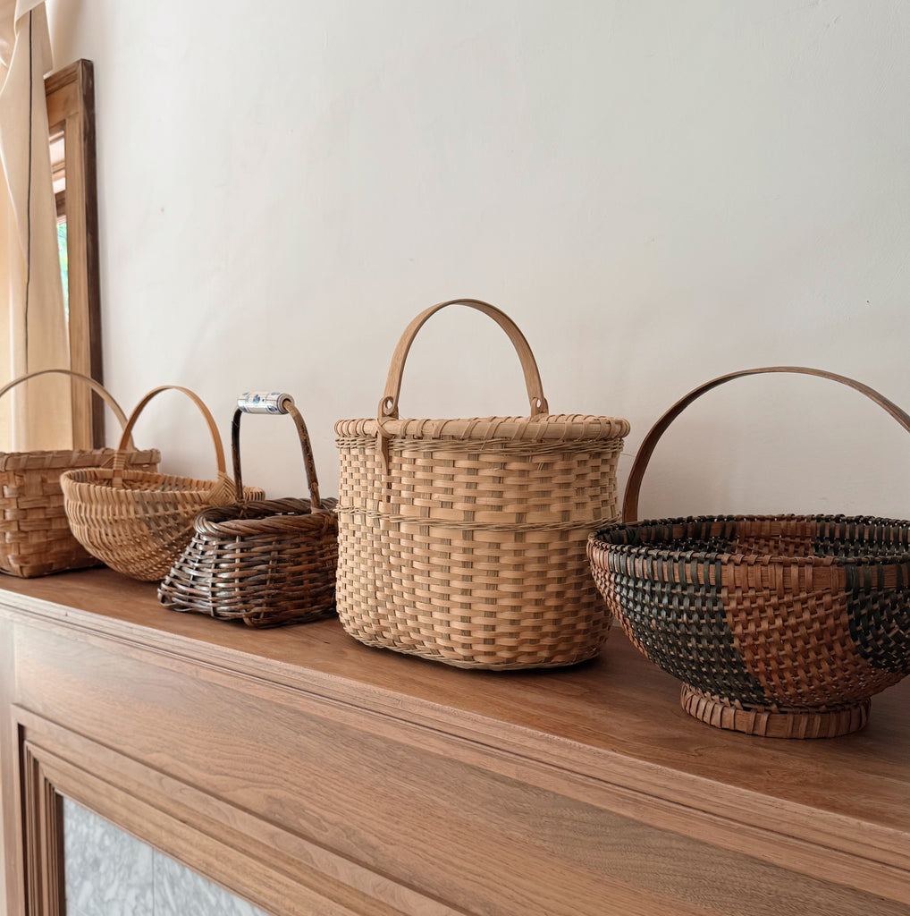 Handwoven Oak Field Basket