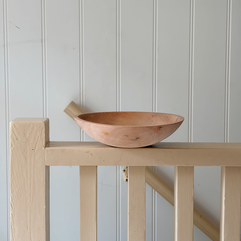Vintage Hand-Turned Wooden Bowl
