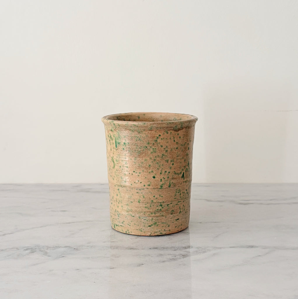 Vintage Speckled Crock