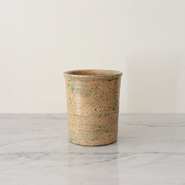 Vintage Speckled Crock