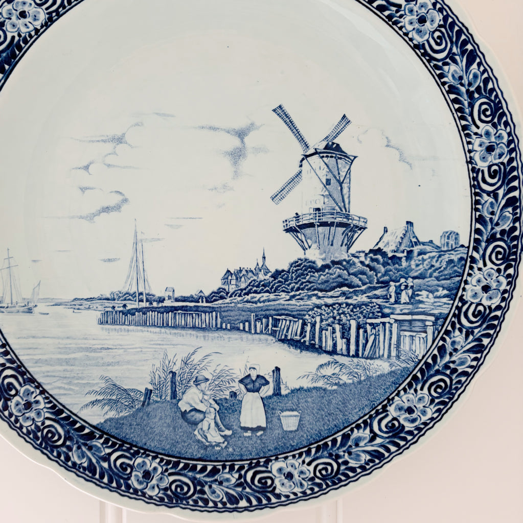 Grande Authentic Delft Ceramic Wall Platters