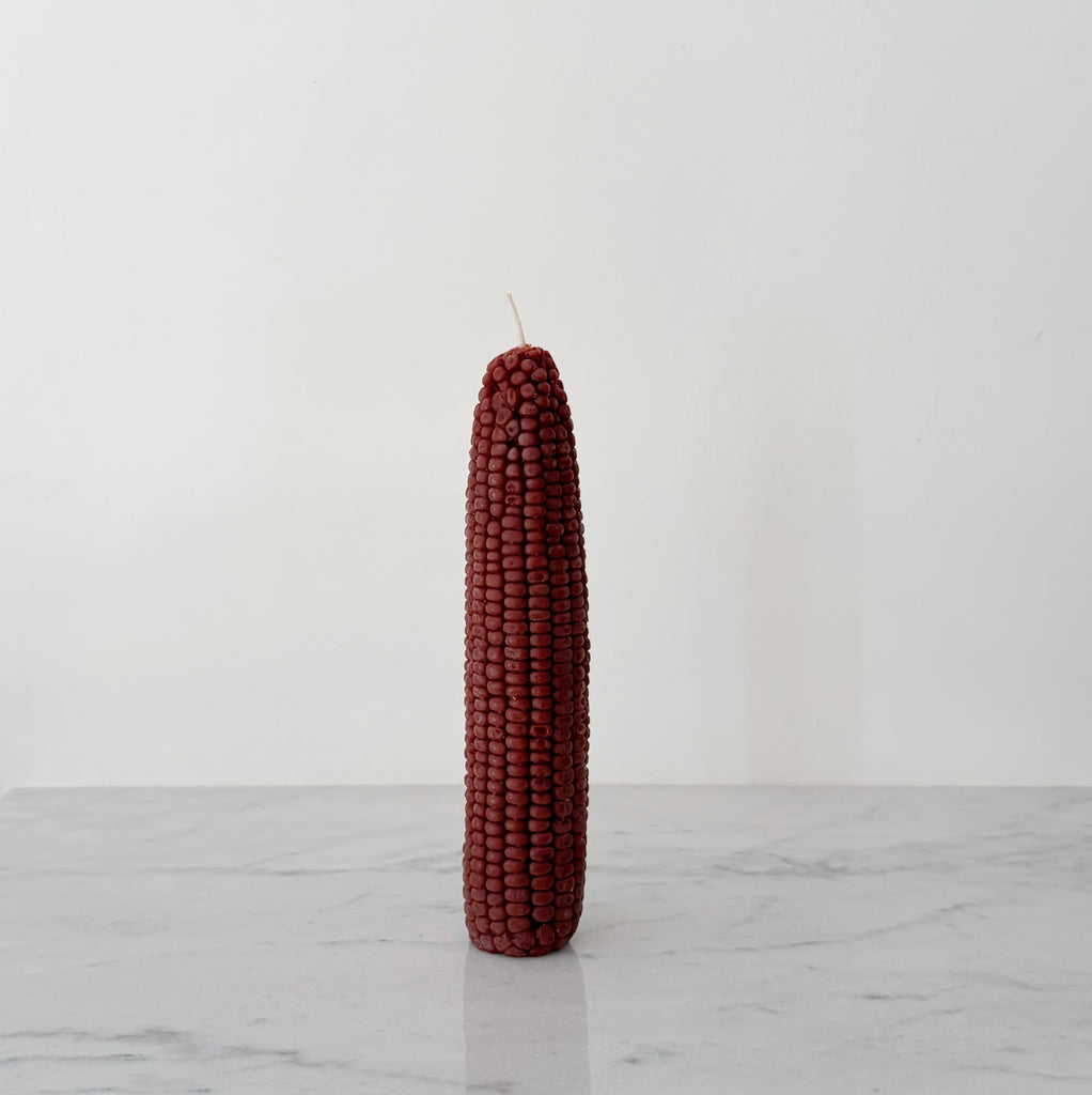 Autumnal Corn Beeswax Candle