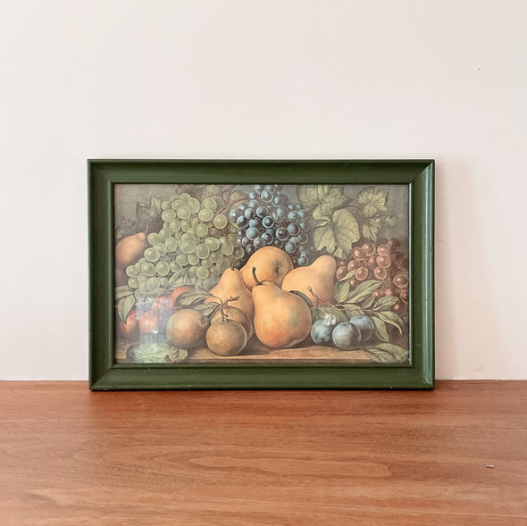 Framed “Golden Fruits of California” Print