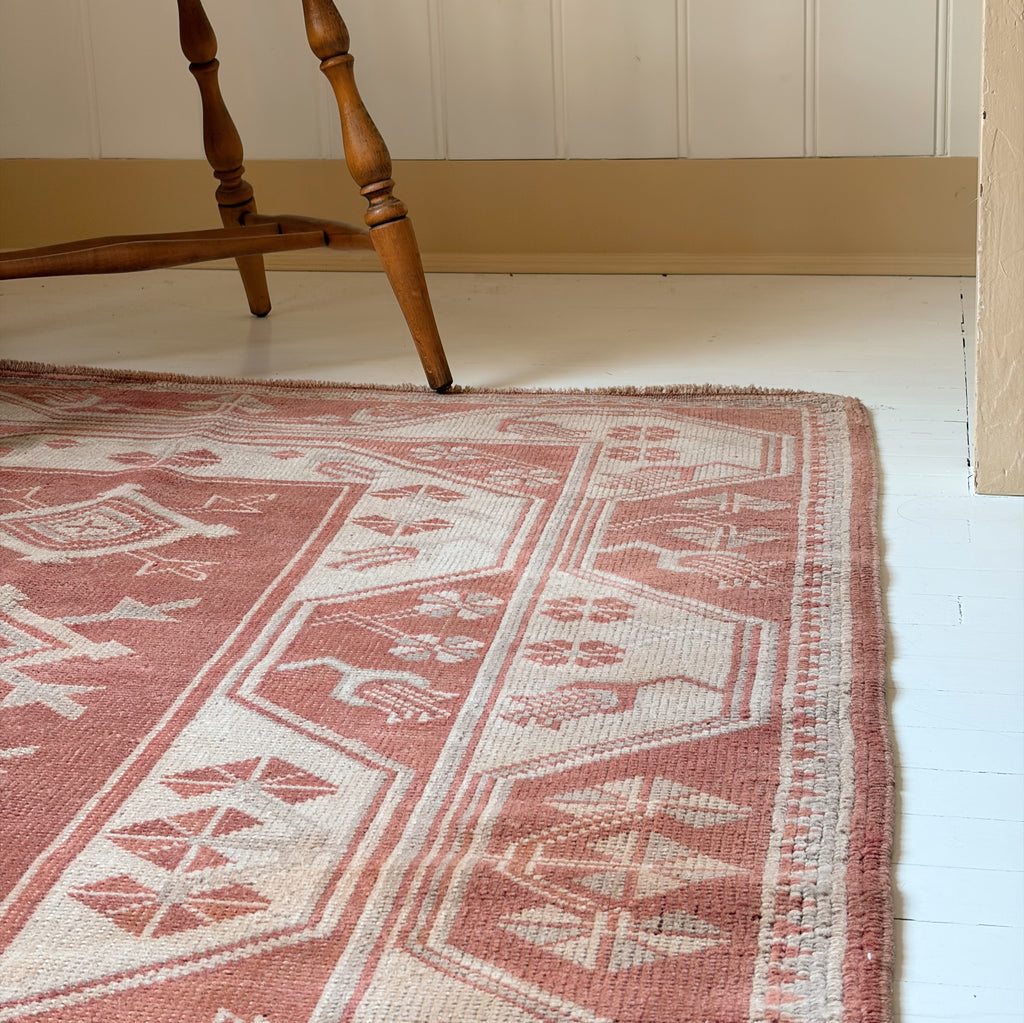 Vintage Anatolian Turkish Wool Area Rug