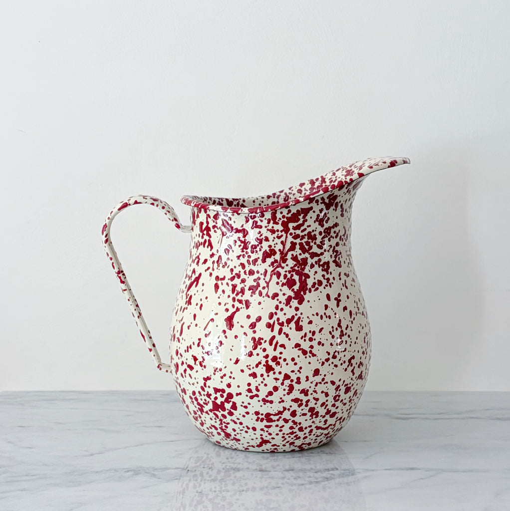 Splatter Enamelware Pitchers